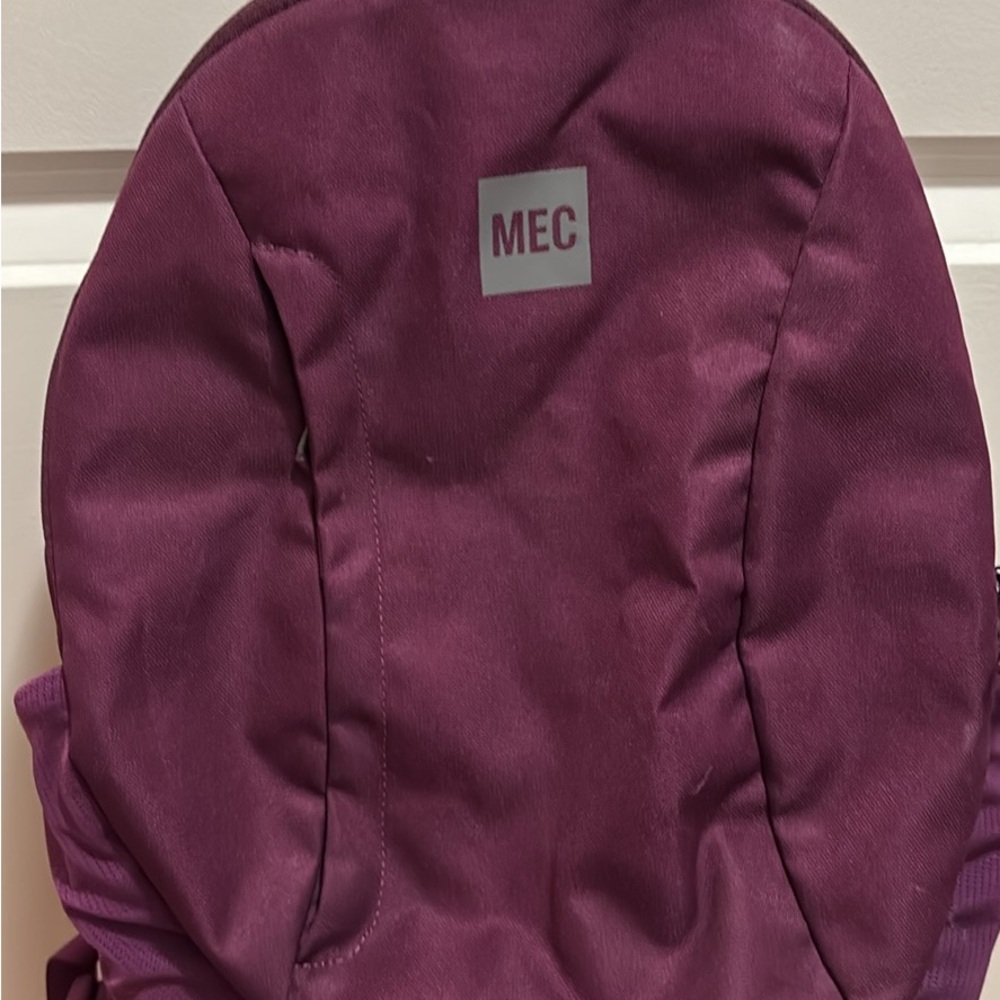 MEC Purple and Gray Backpack